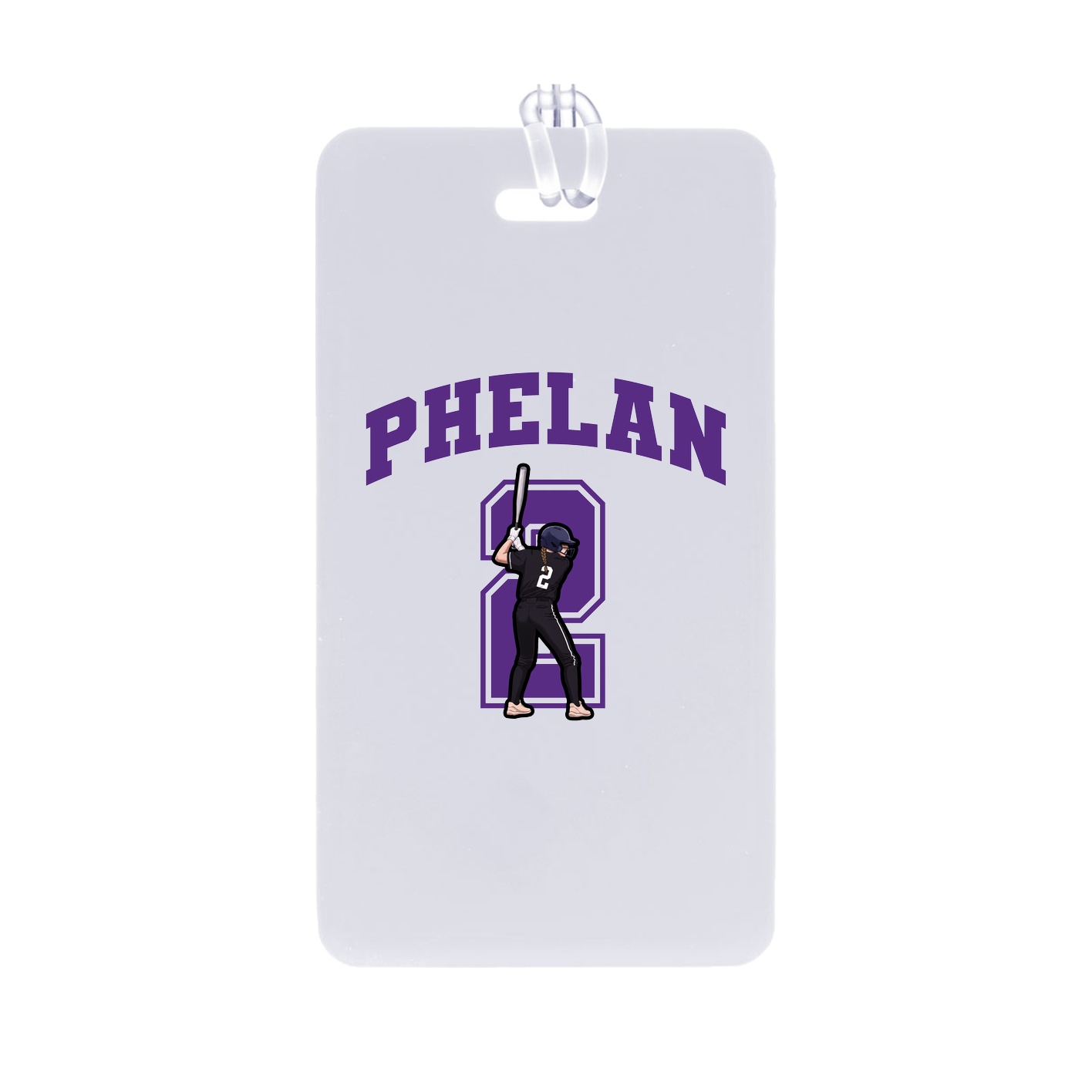 Bag Tag — Number in Classic