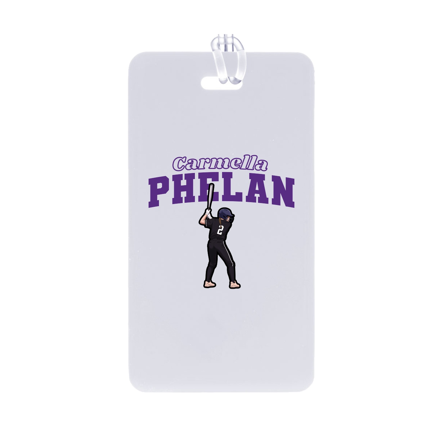 Bag Tag — Name Arch in Classic