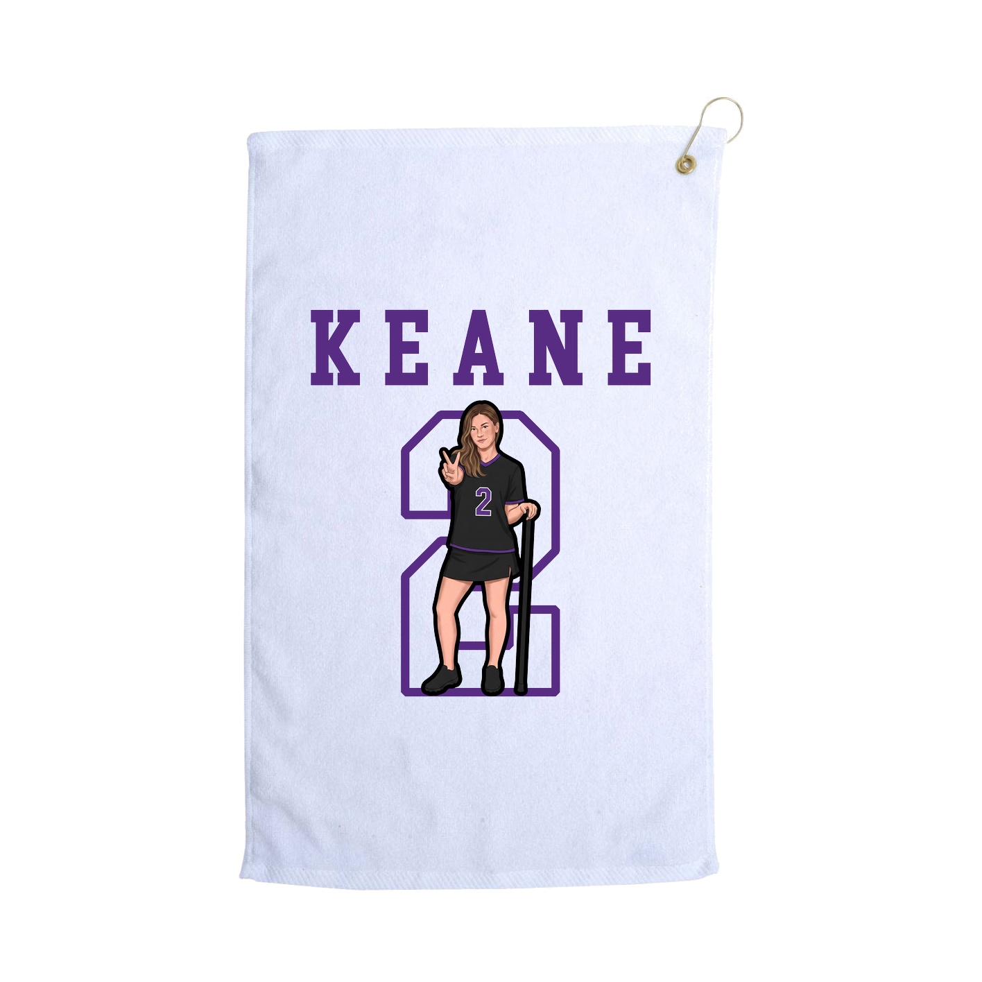 Golf Towel — Shirsey in White