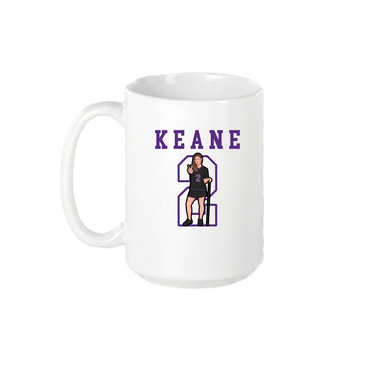 15oz Coffee Mug — Shirsey in White