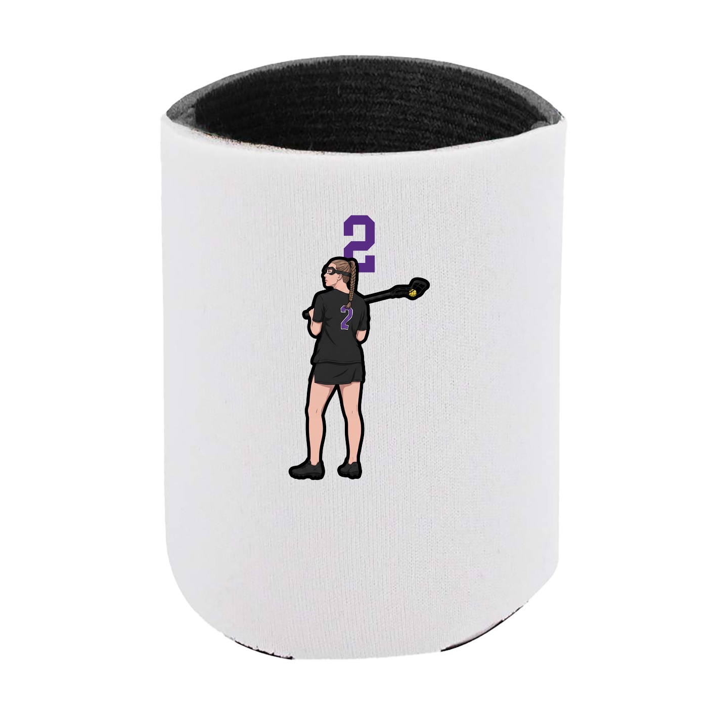 Can Holder — Number Top in White