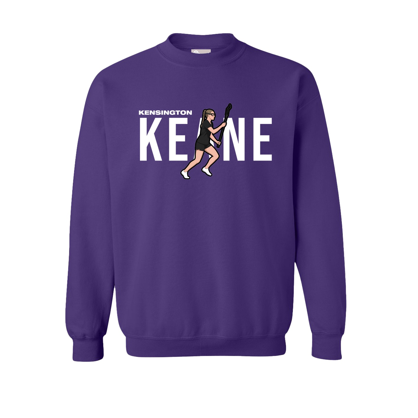 Fleece Crew — Player Name in Purple