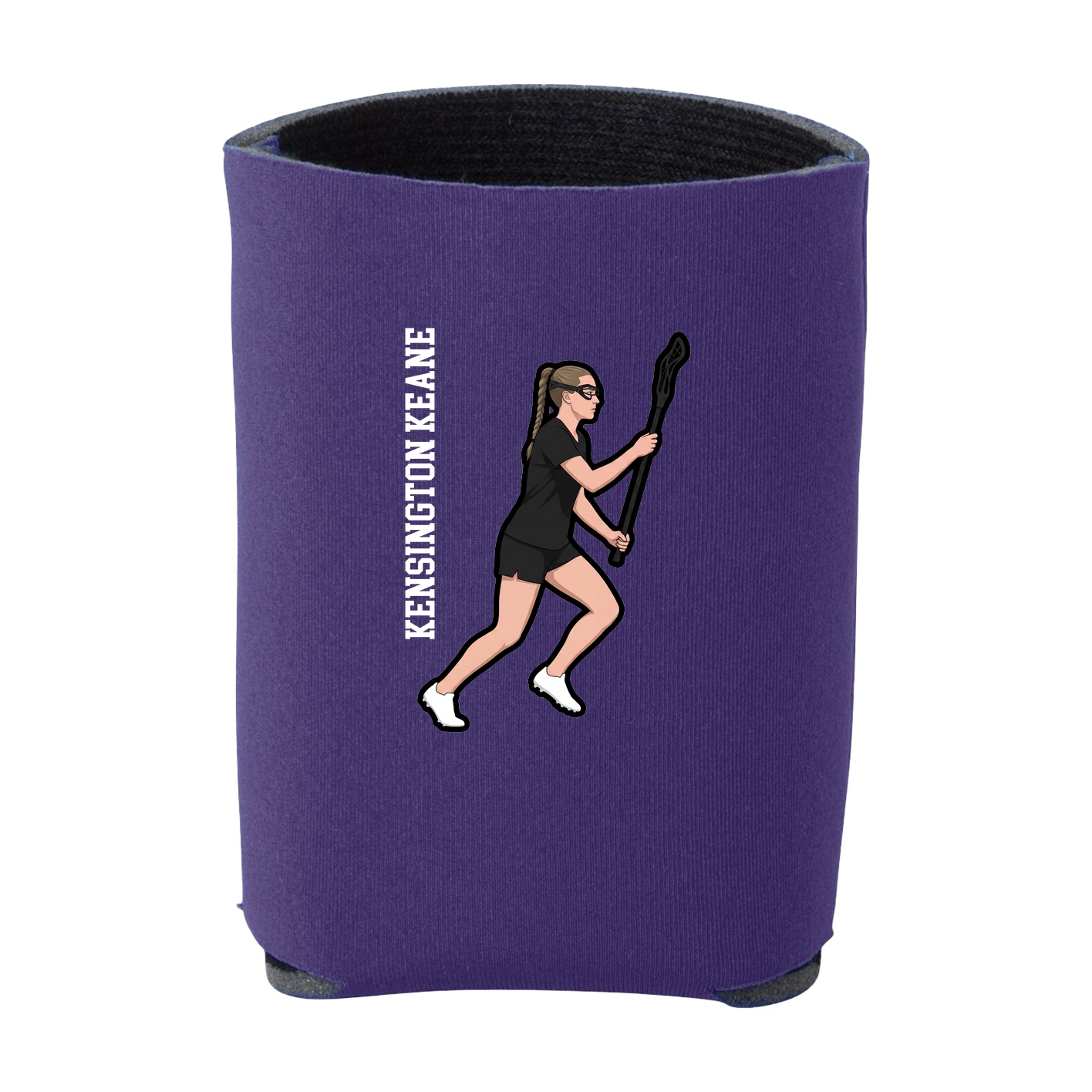 Can Holder — Name Vertical in Purple