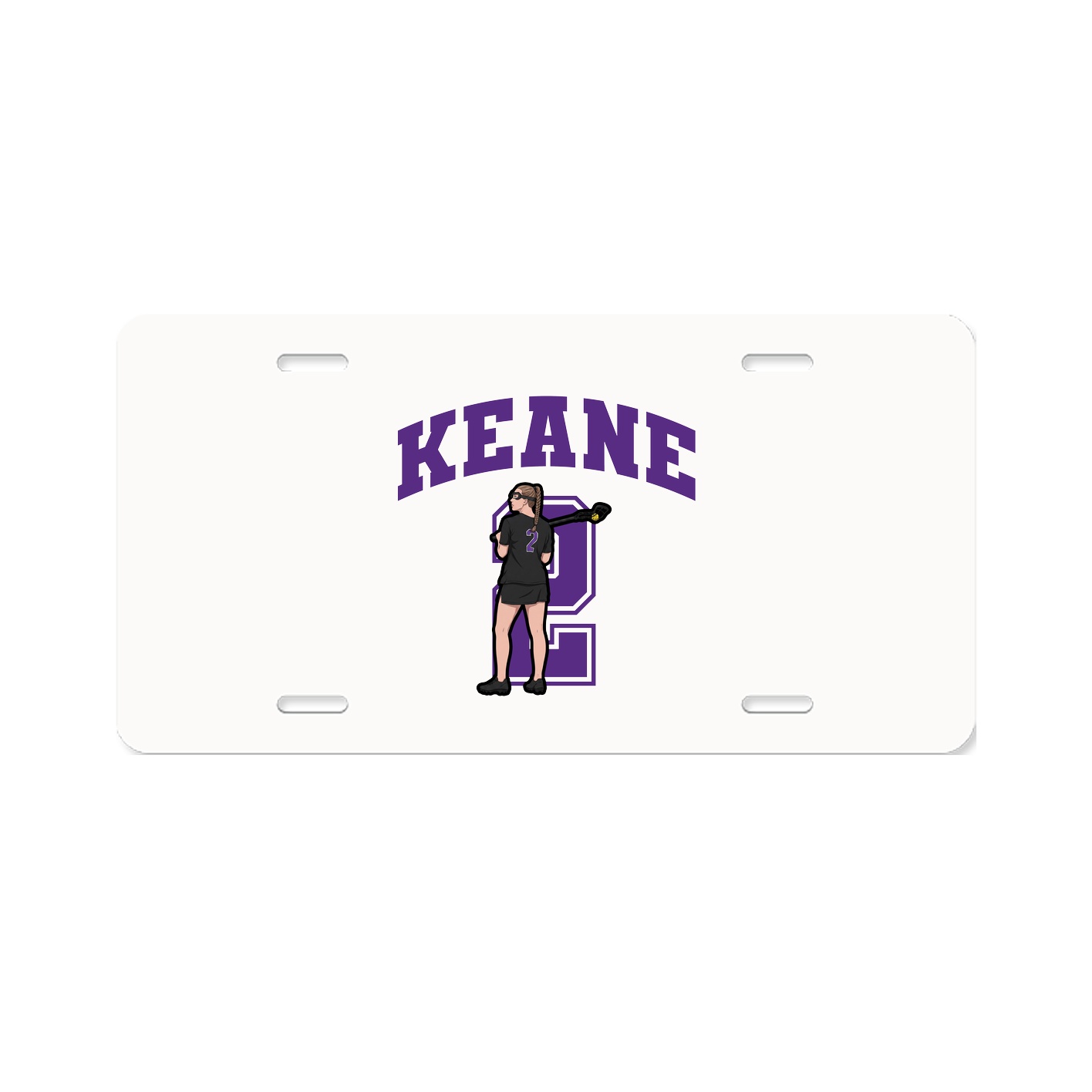 License Plate — Number in Classic