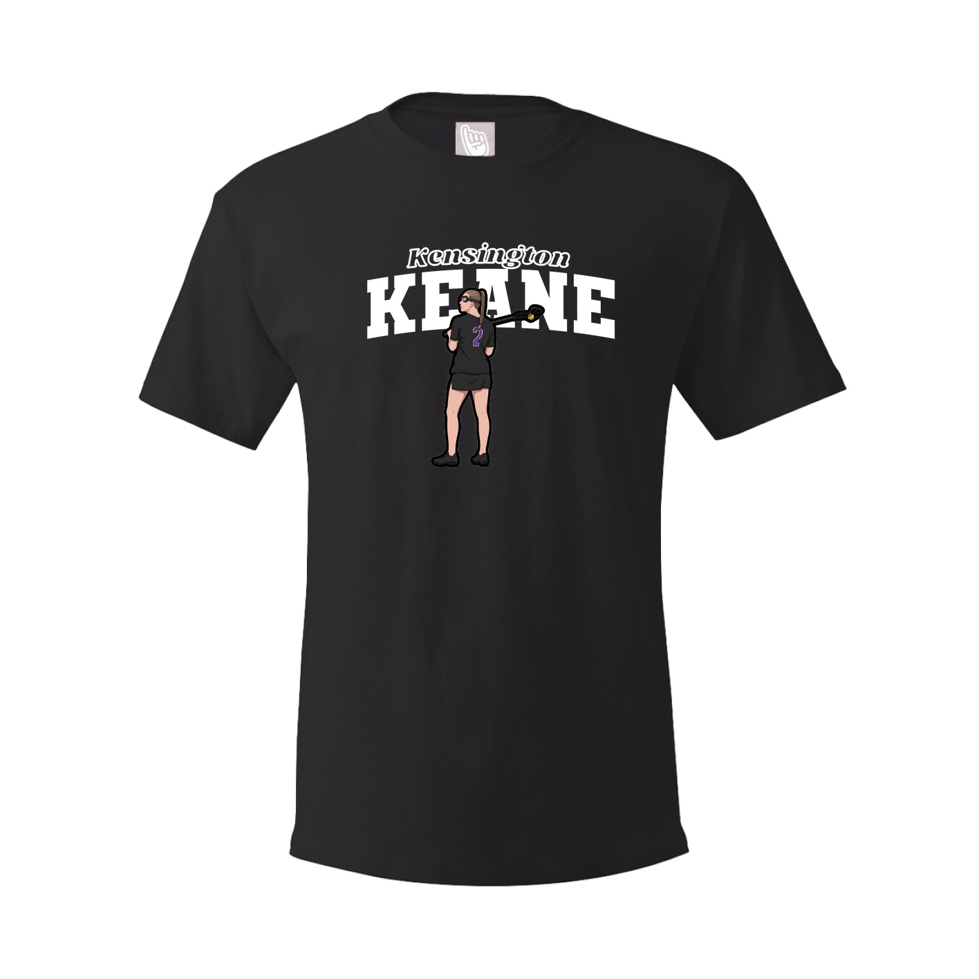 Youth Tee — Name Arch in Black
