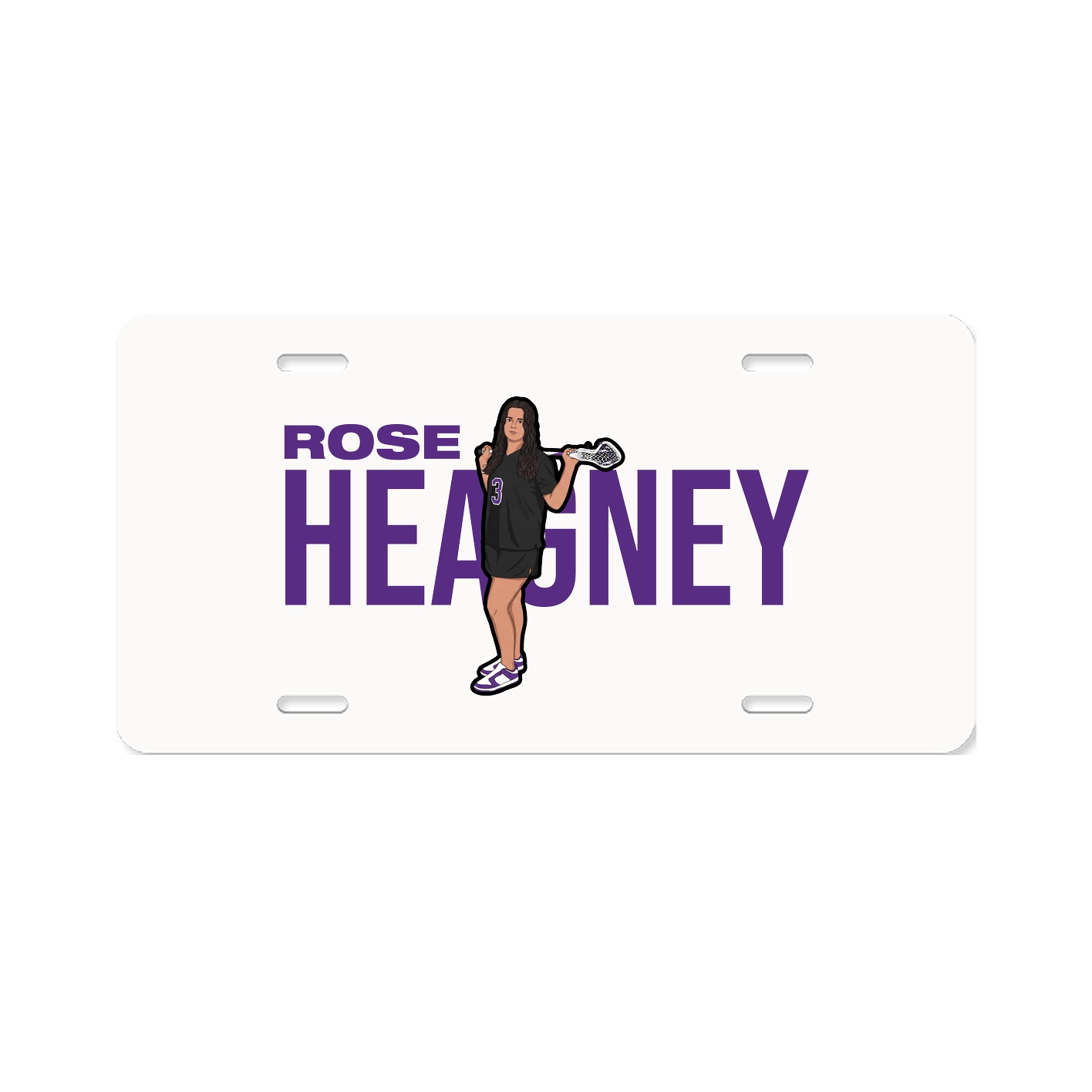 License Plate — Player Name in Classic