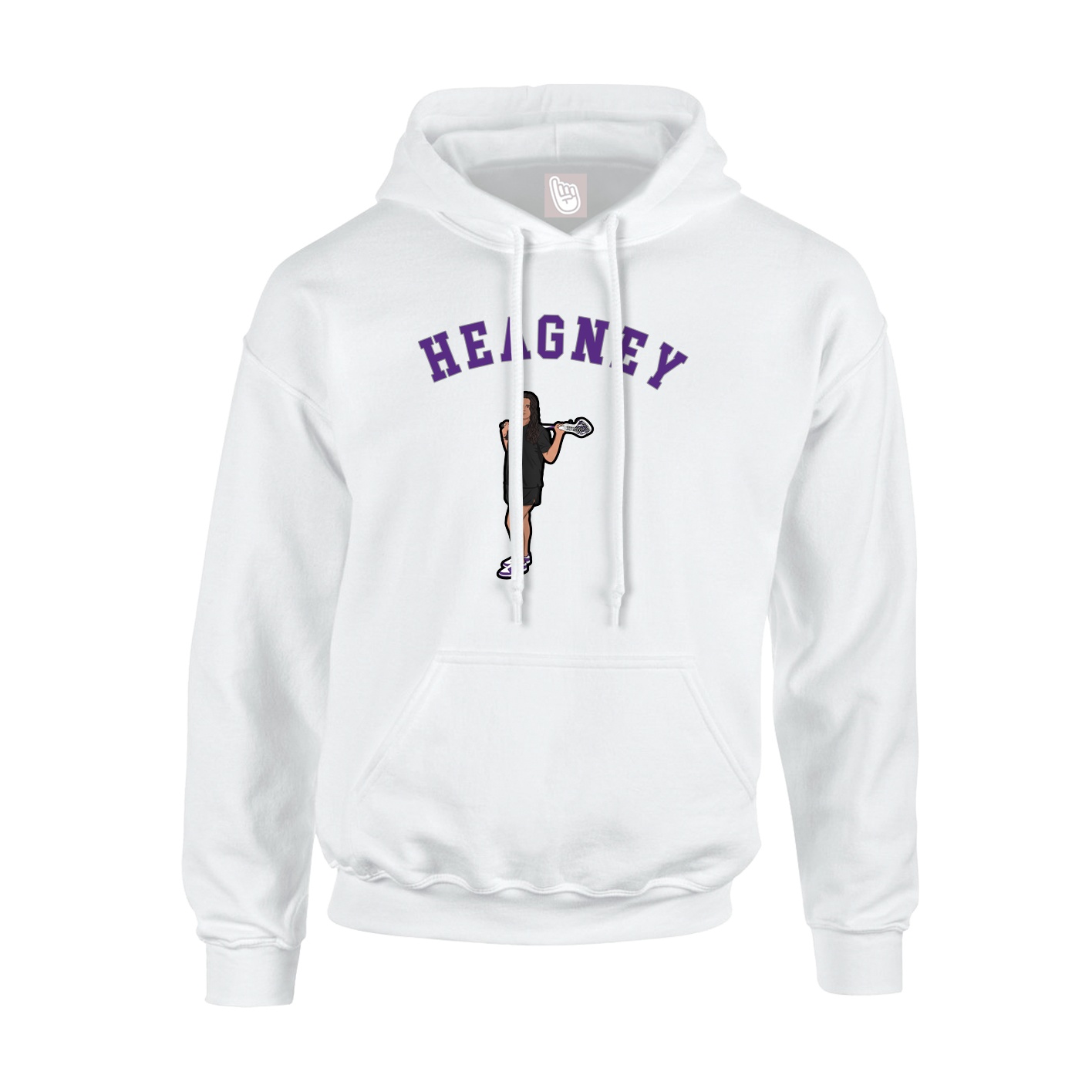 Hoodie — Shirsey Arch in White