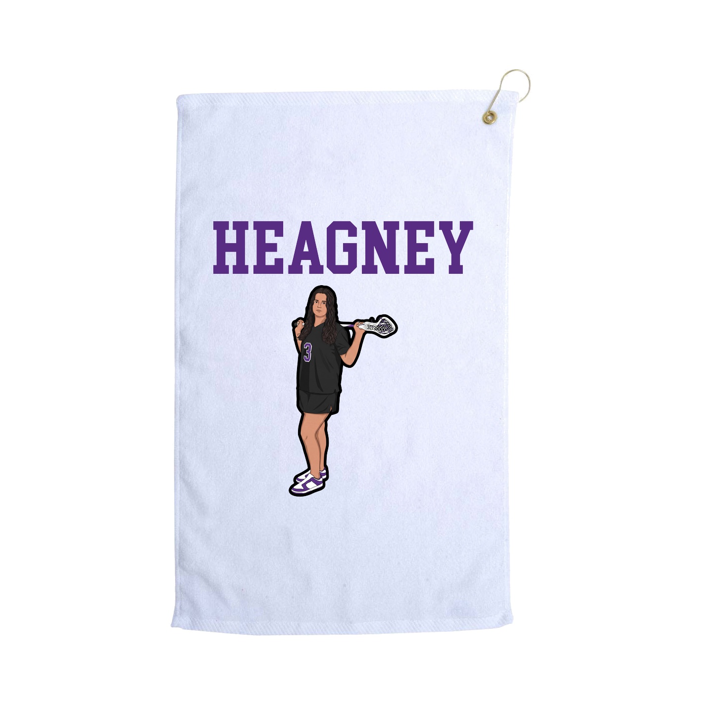 Golf Towel — Shirsey in White