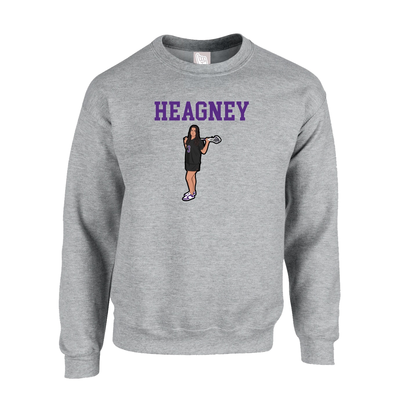 Fleece Crew — Shirsey in Grey