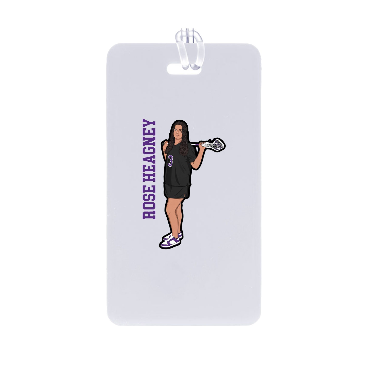 Bag Tag — Name Vertical in Classic