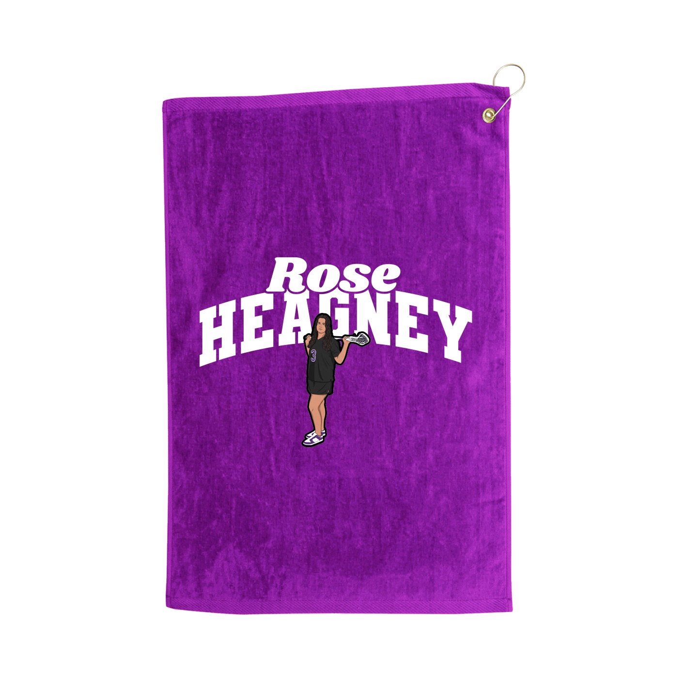 Golf Towel — Signature Arch in Purple
