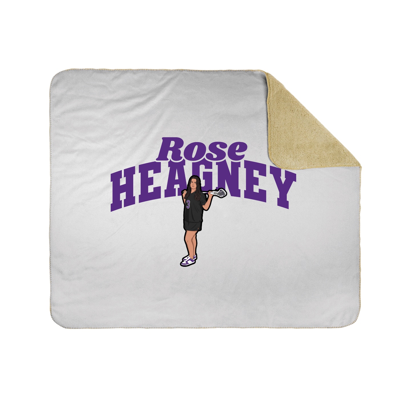 Throw Blanket — Signature Arch in White