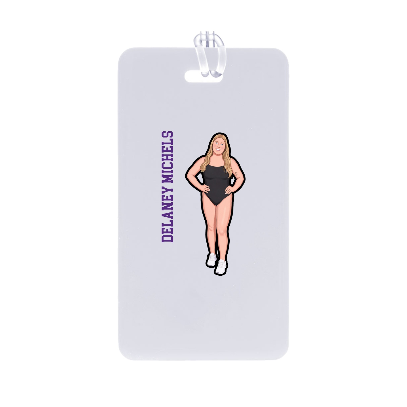 Bag Tag — Name Vertical in Classic