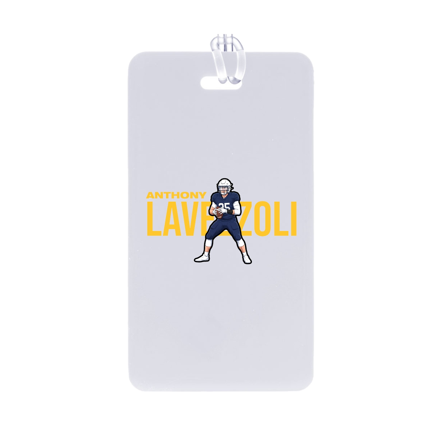 Bag Tag — Player Name in Classic