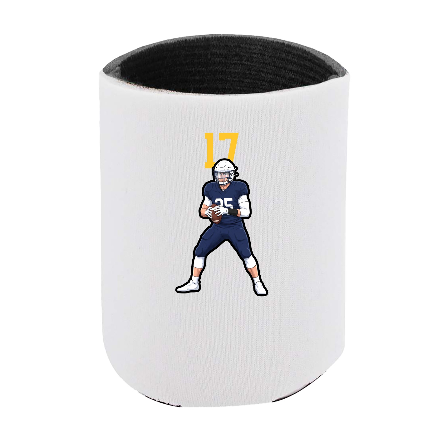 Can Holder — Number Top in White