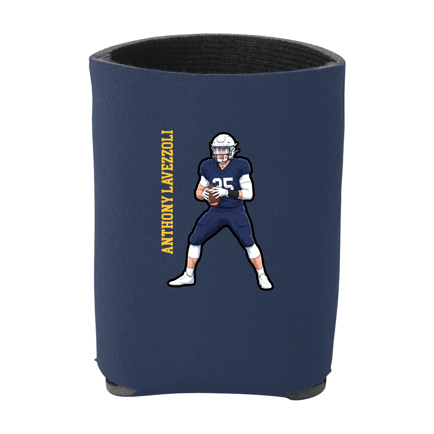 Can Holder — Name Vertical in Navy