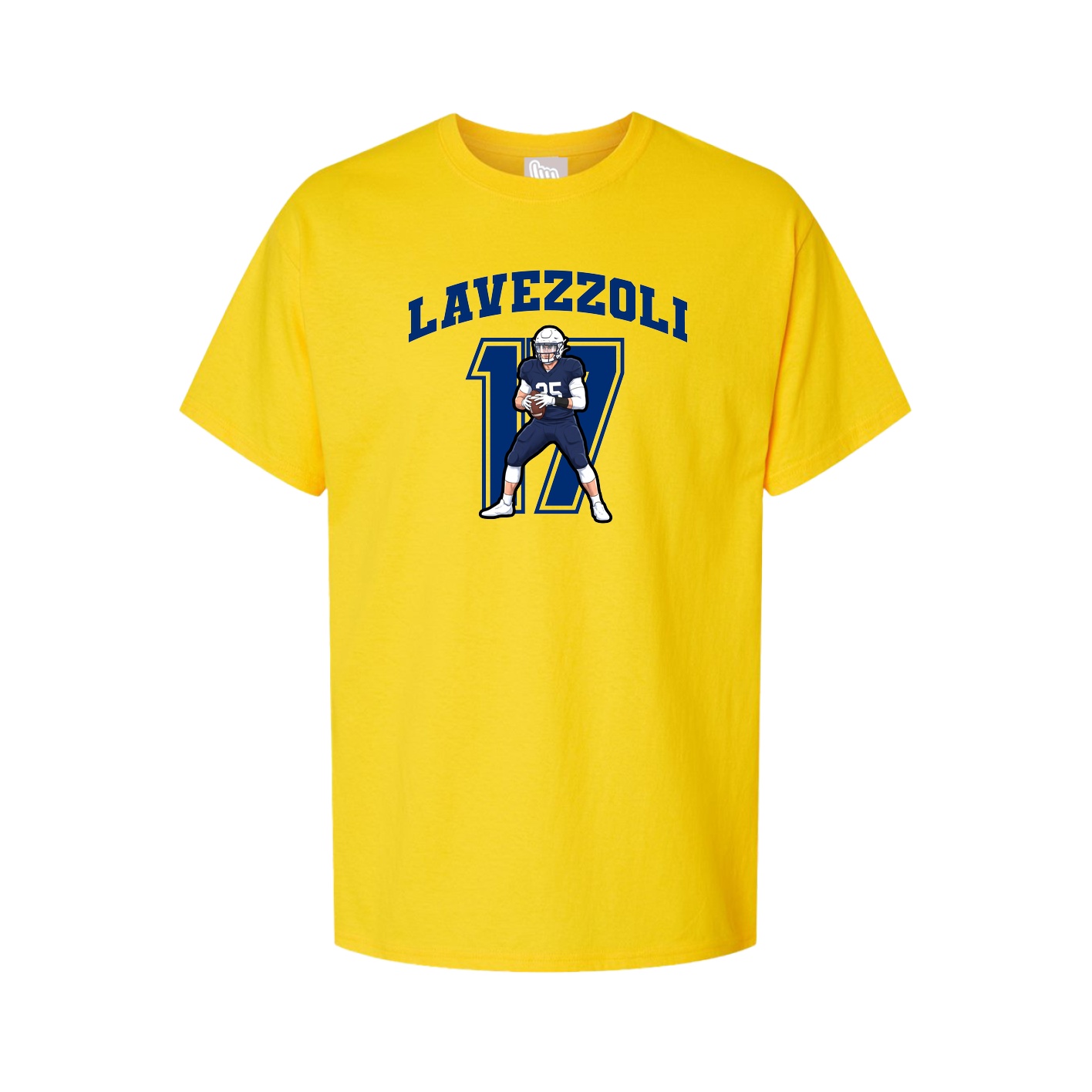 Youth Tee — Number in Gold