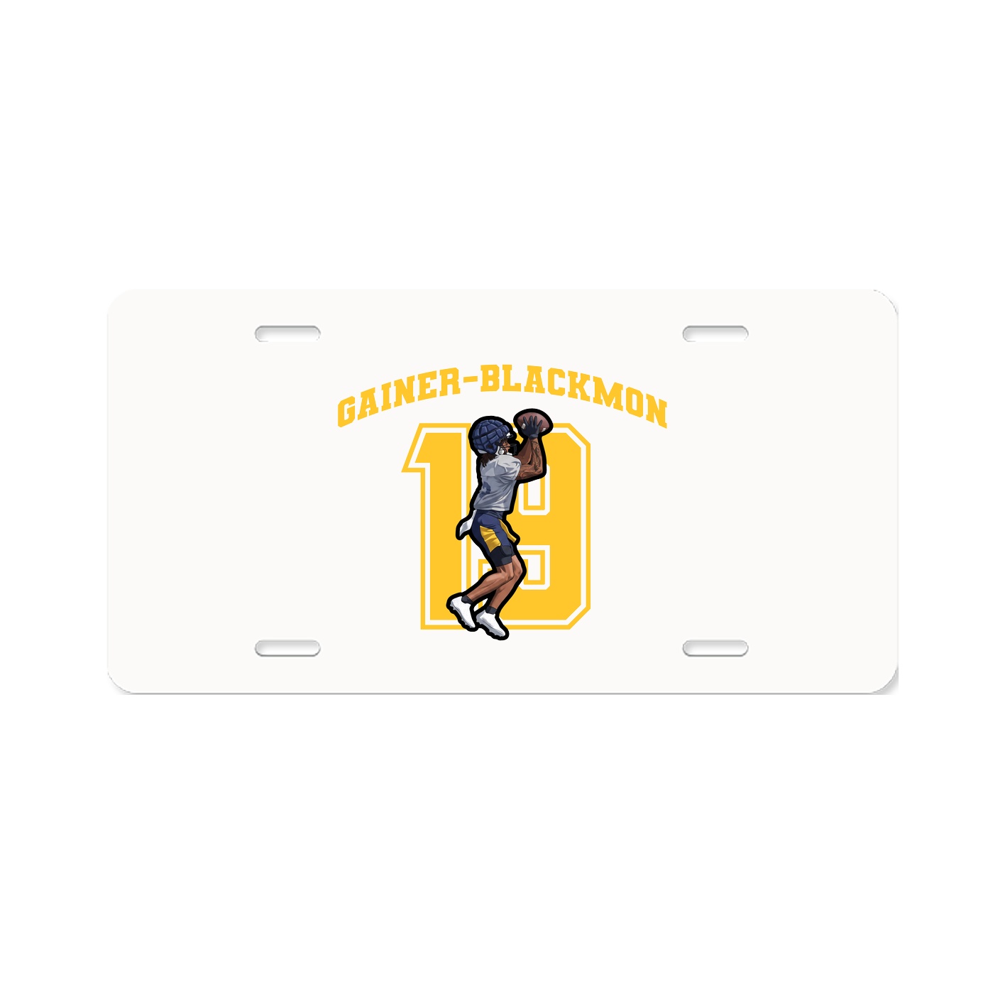 License Plate — Number in Classic