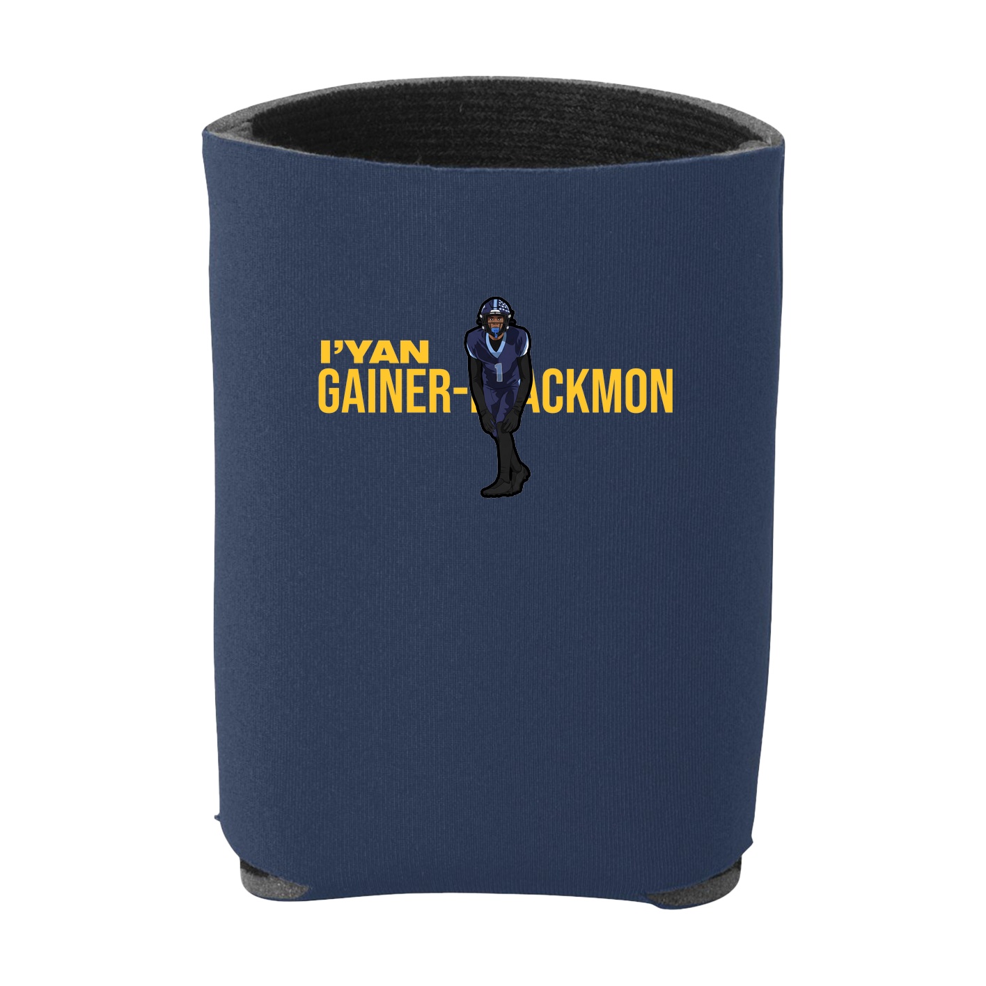 Can Holder — Player Name in Navy