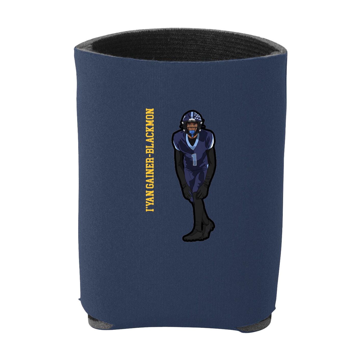 Can Holder — Name Vertical in Navy