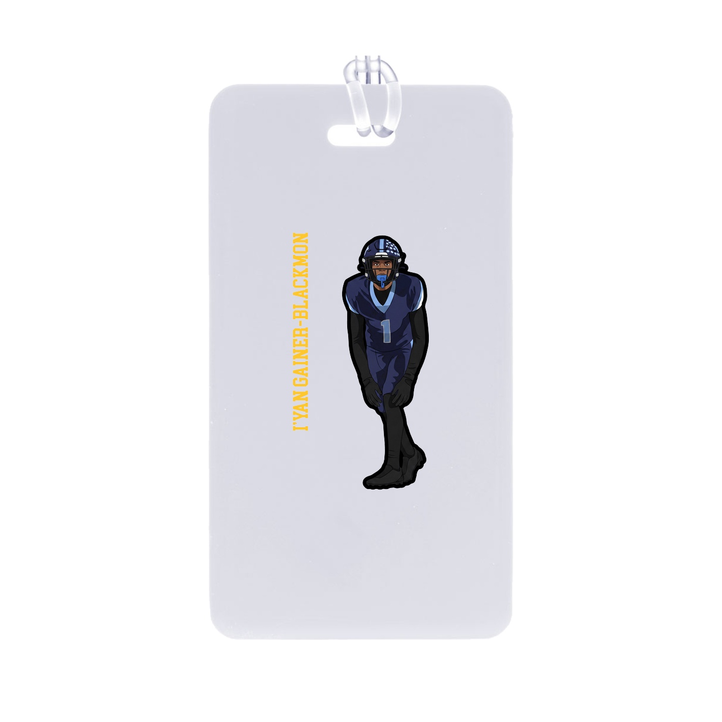 Bag Tag — Name Vertical in Classic