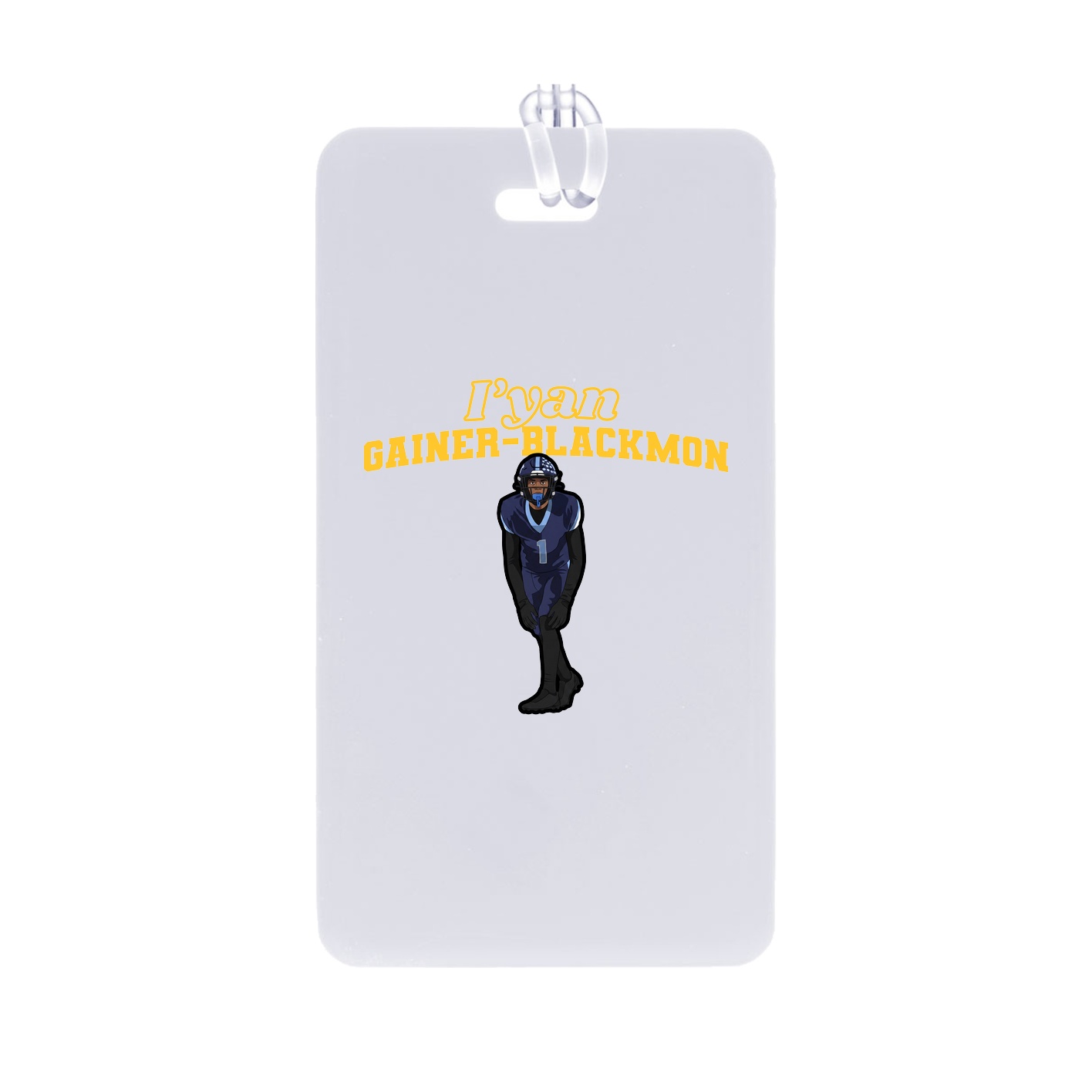 Bag Tag — Name Arch in Classic