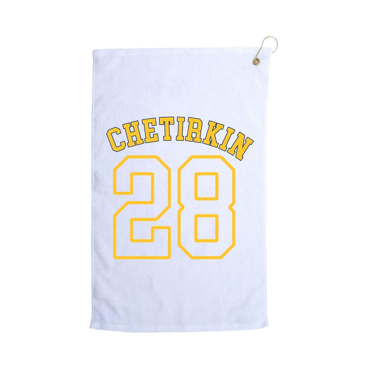 Golf Towel — Shirsey Arch in White