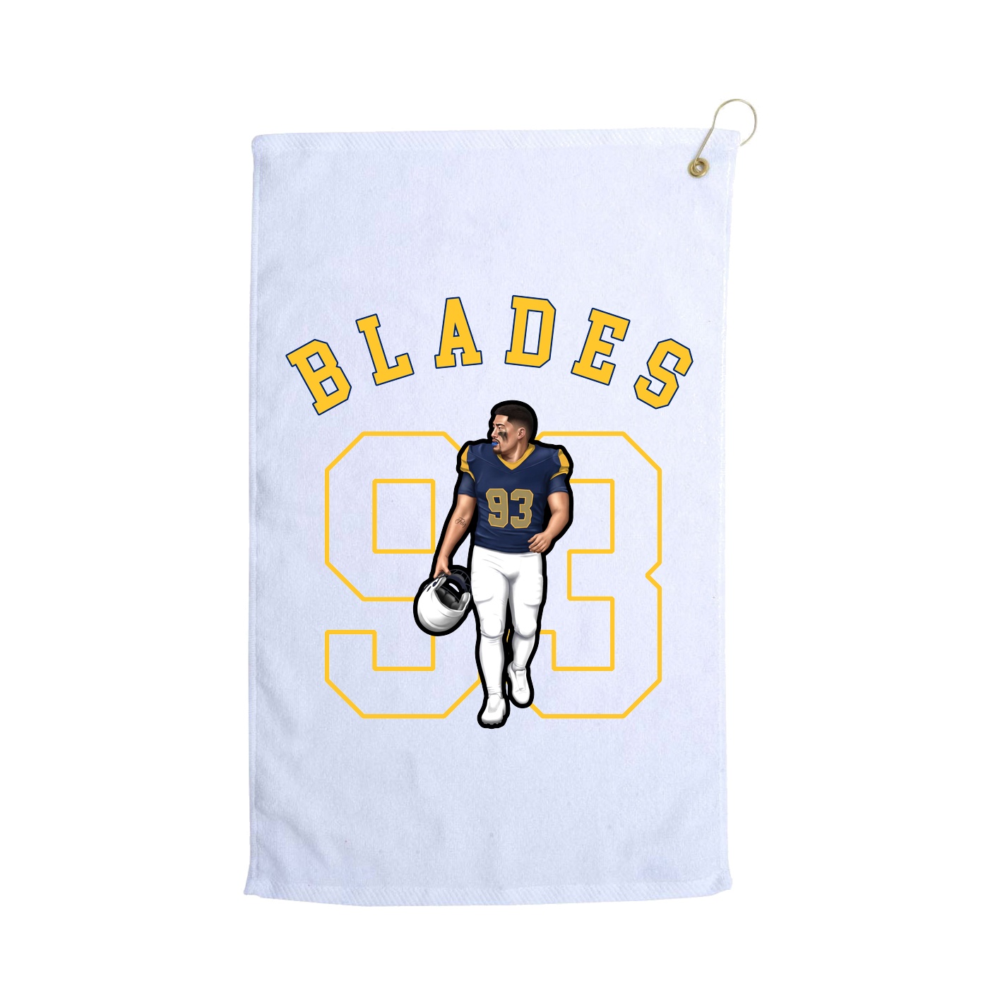 Golf Towel — Shirsey Arch in White