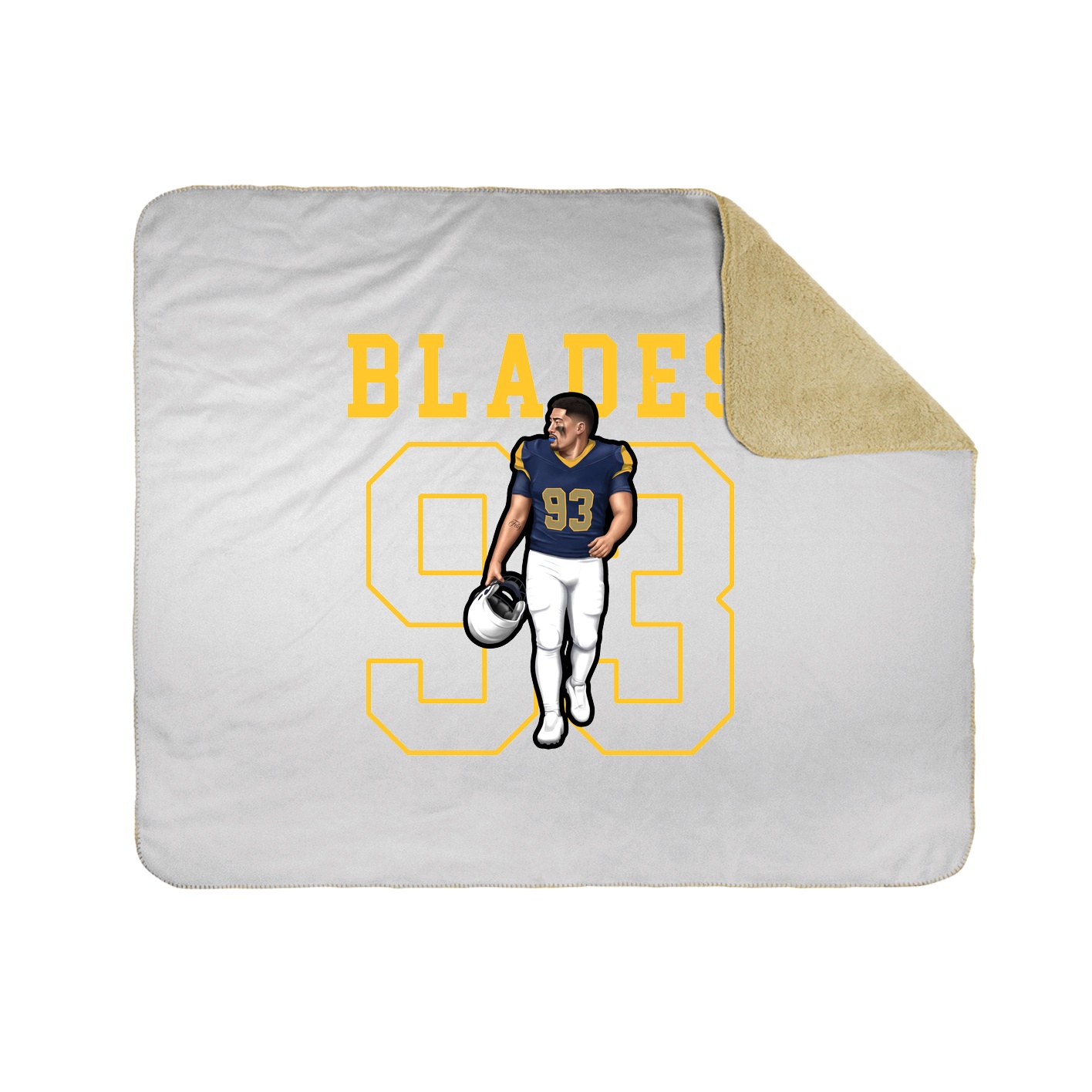 50x60 Sherpa Lined Throw Blanket