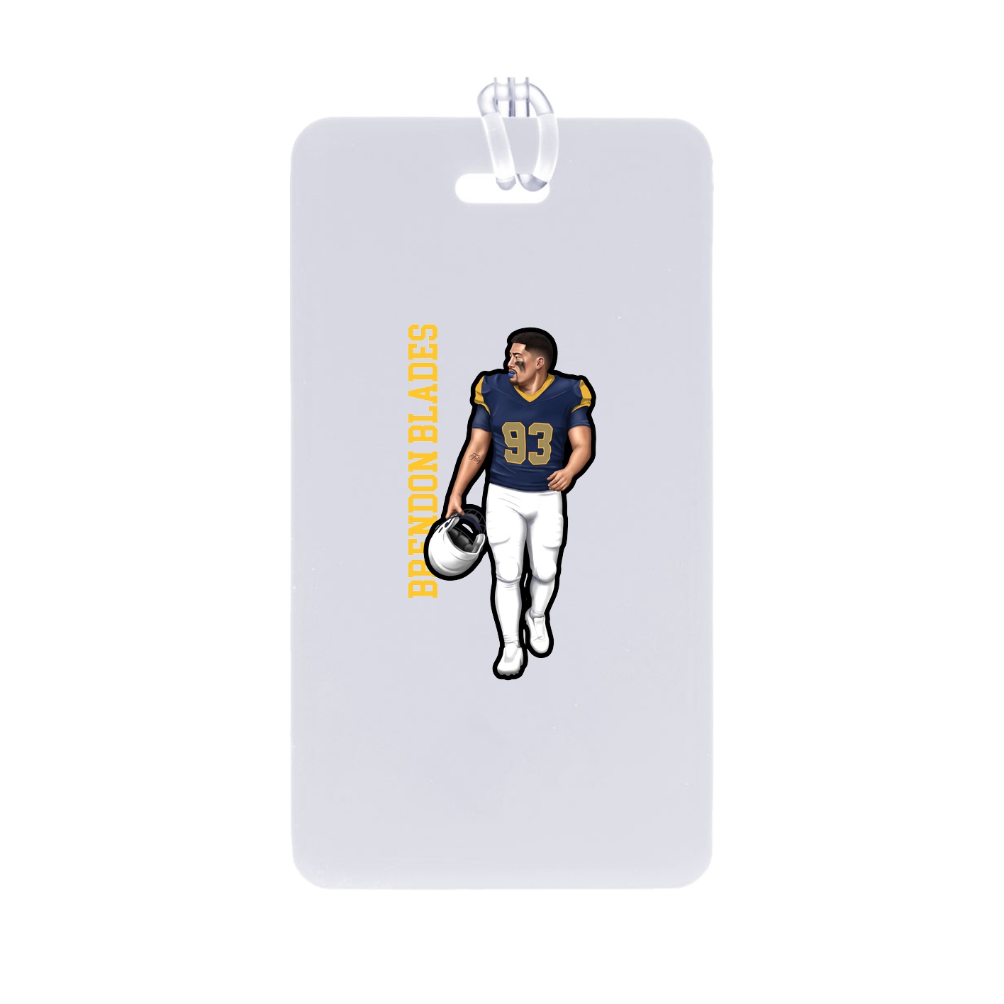 Bag Tag — Name Vertical in Classic