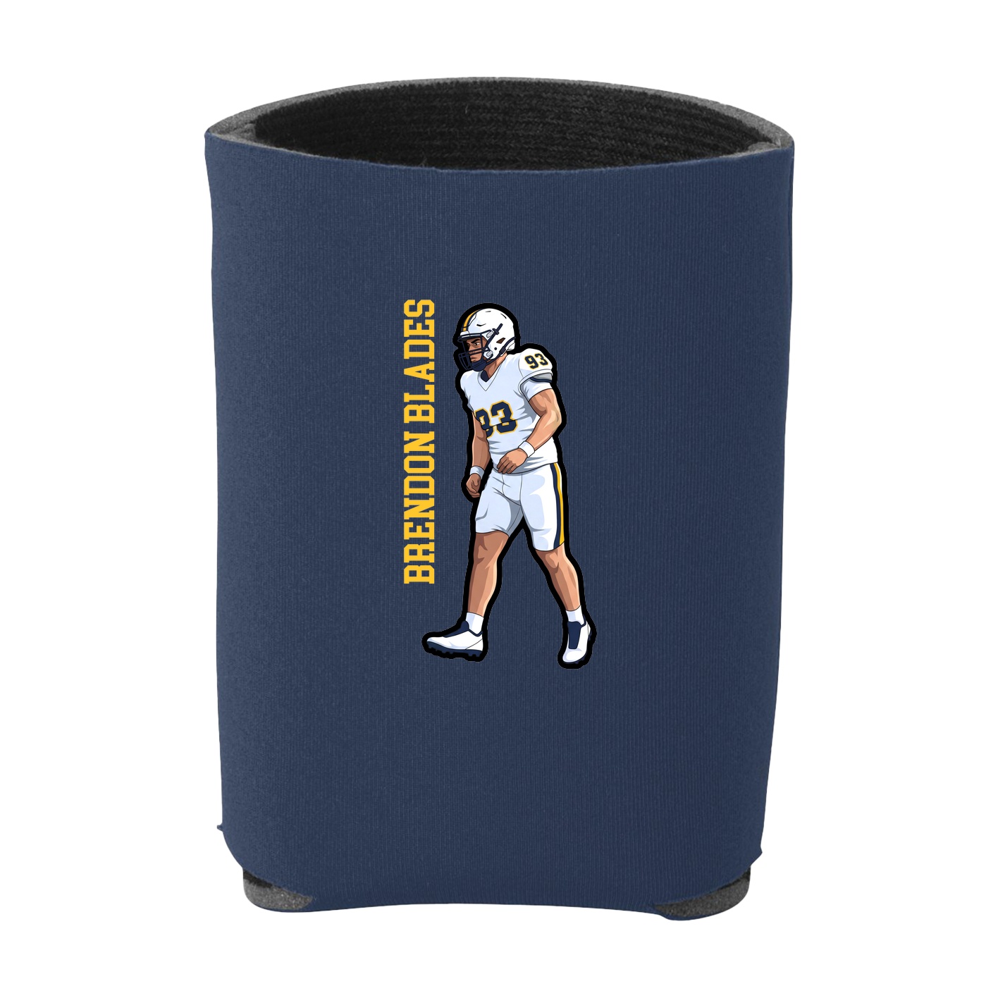 Can Holder — Name Vertical in Navy