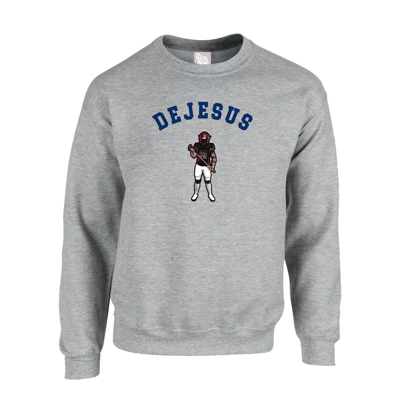 Fleece Crew — Shirsey Arch in Grey