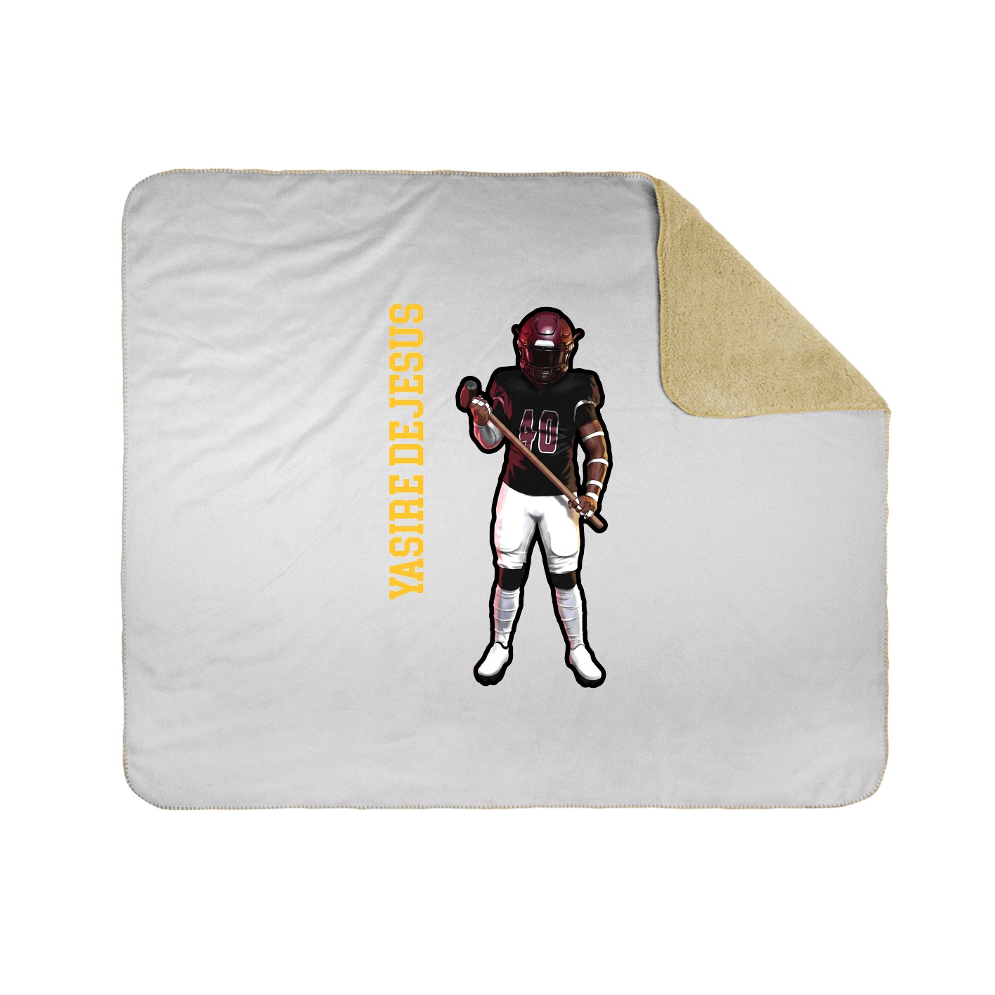 50x60 Sherpa Lined Throw Blanket