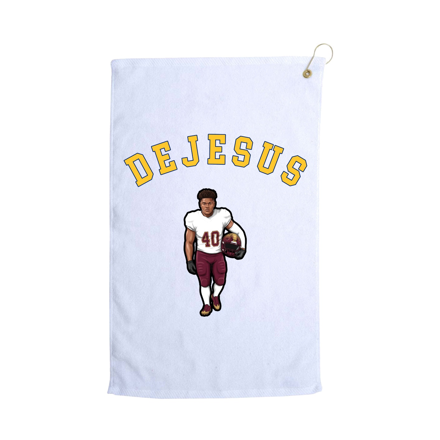Golf Towel — Shirsey Arch in White