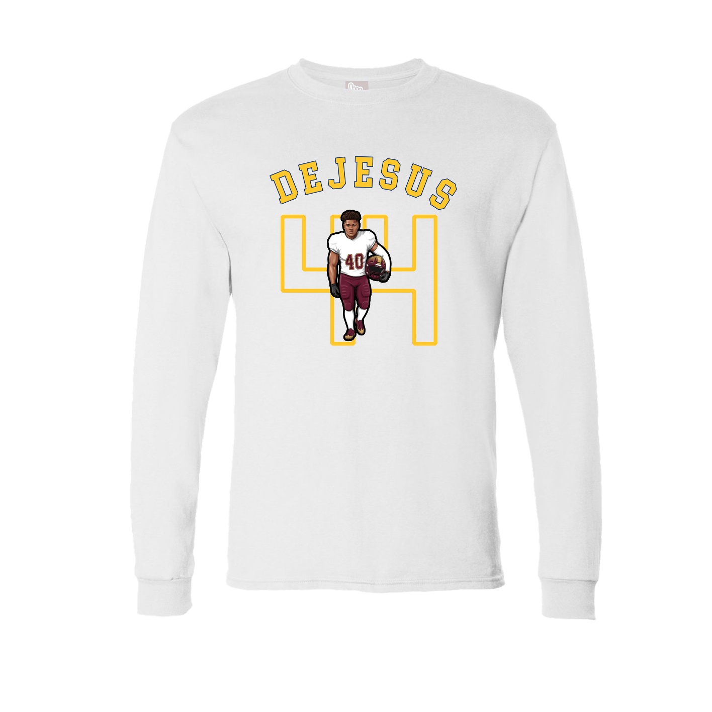 Long Sleeve Tee — Shirsey Arch in White