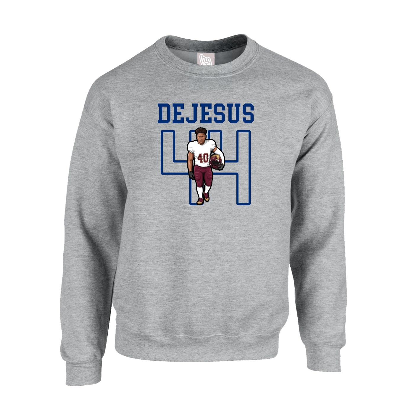 Fleece Crew — Shirsey in Grey
