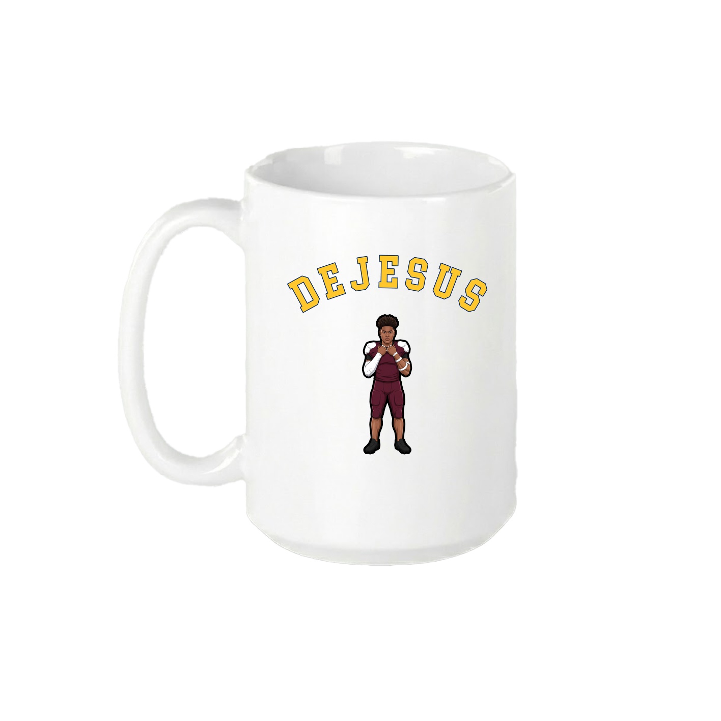15oz Coffee Mug — Shirsey Arch in White