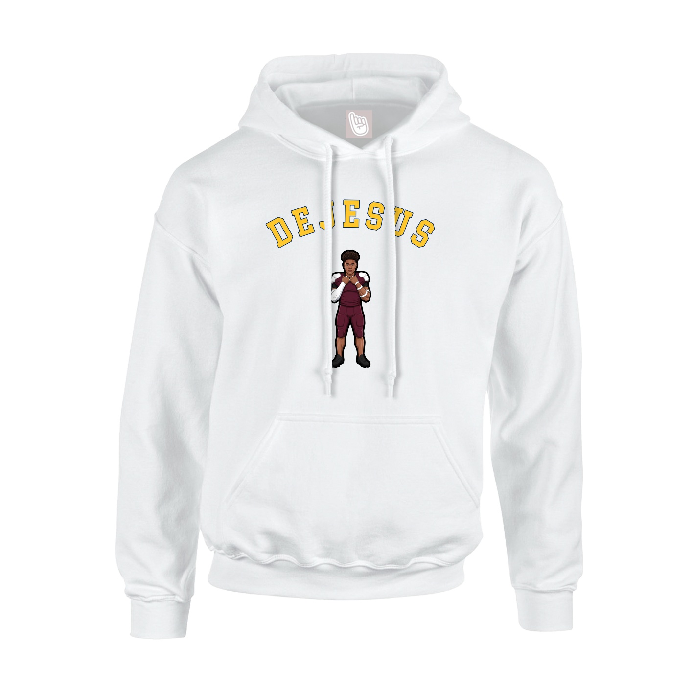 Youth Hoodie — Shirsey Arch in White