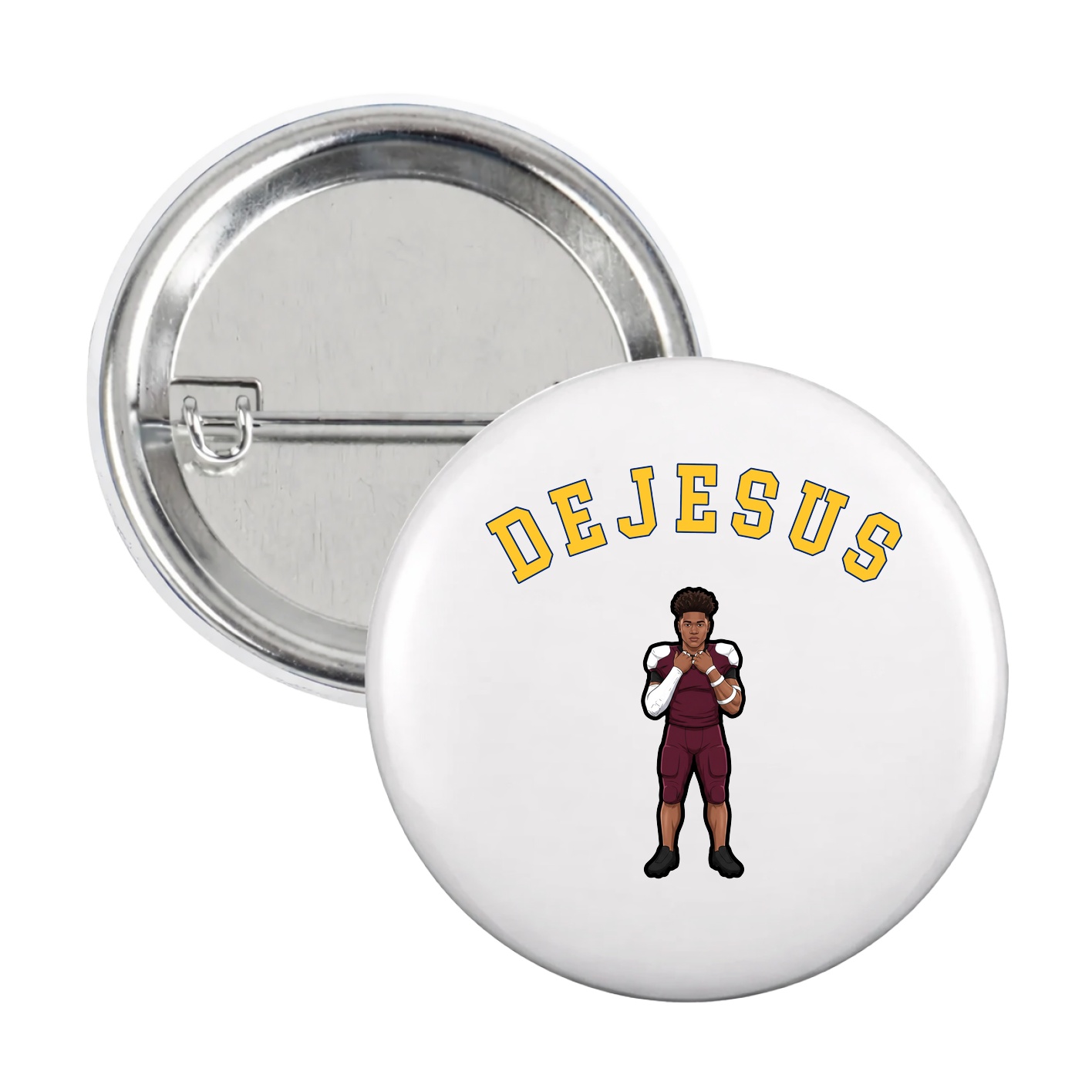 Game Day Button — Shirsey Arch in White