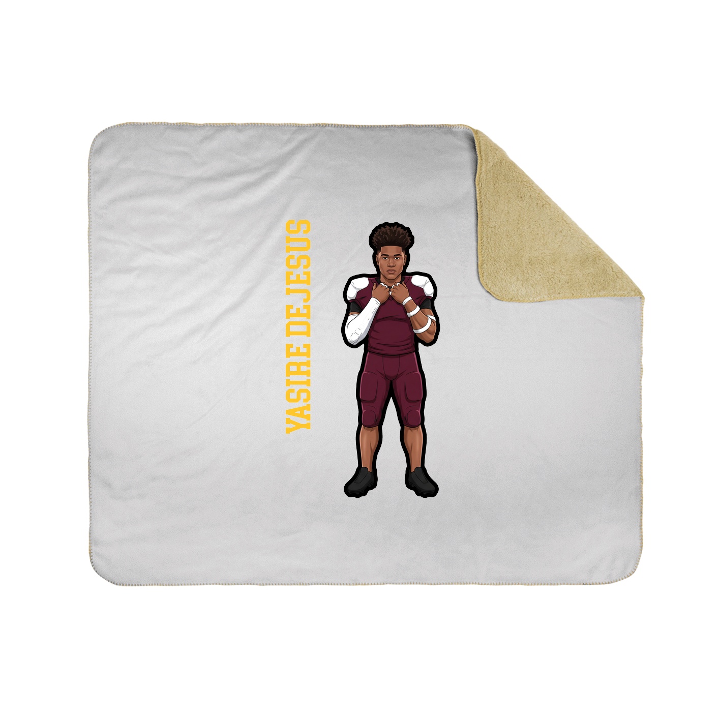 50x60 Sherpa Lined Throw Blanket