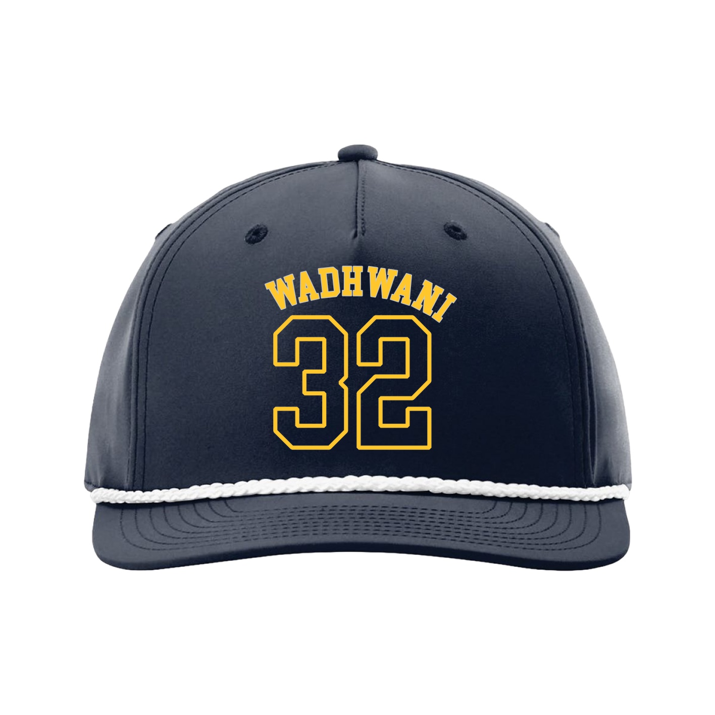 Five-Panel Classic Rope Cap — Shirsey Arch in Navy