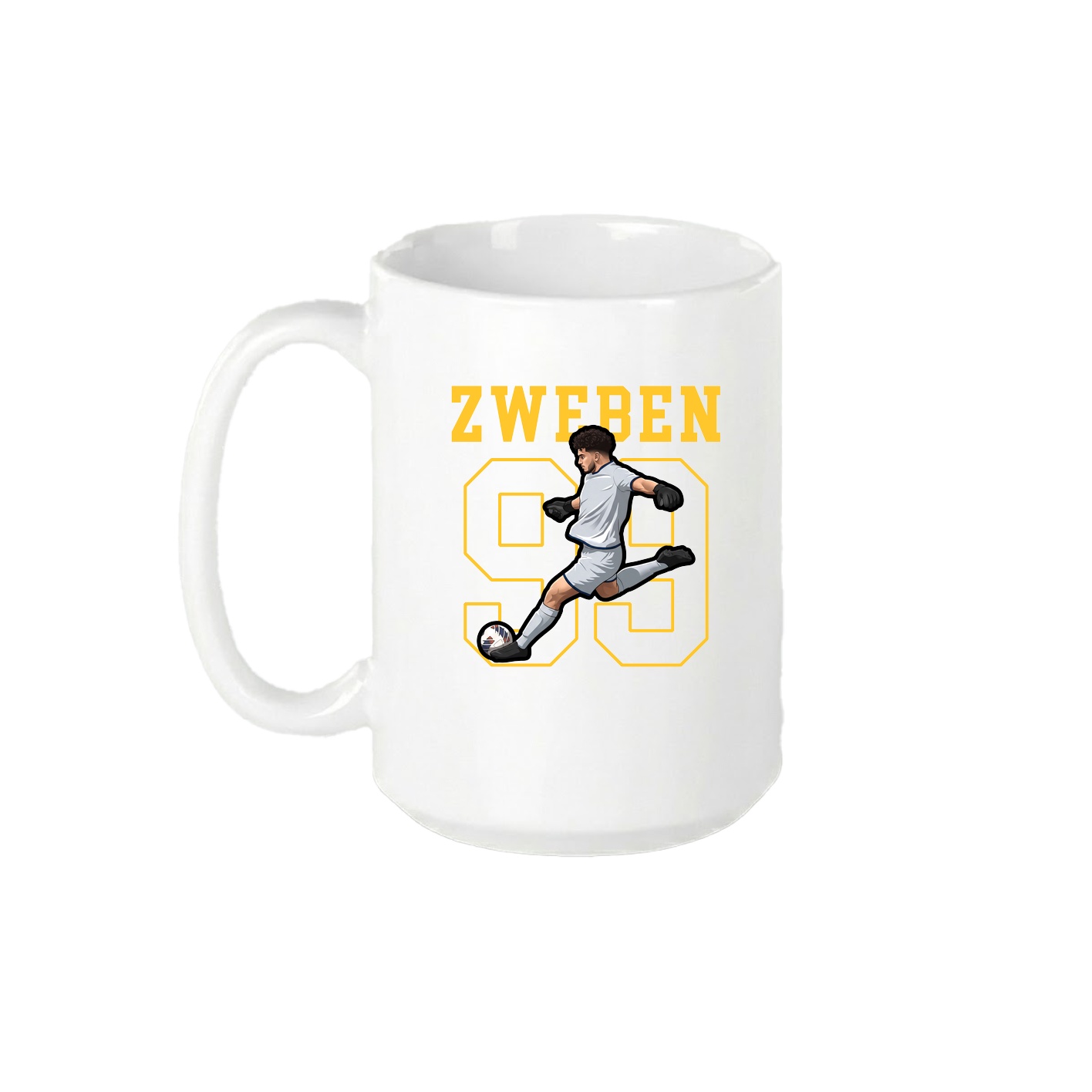 15oz Coffee Mug — Shirsey in White