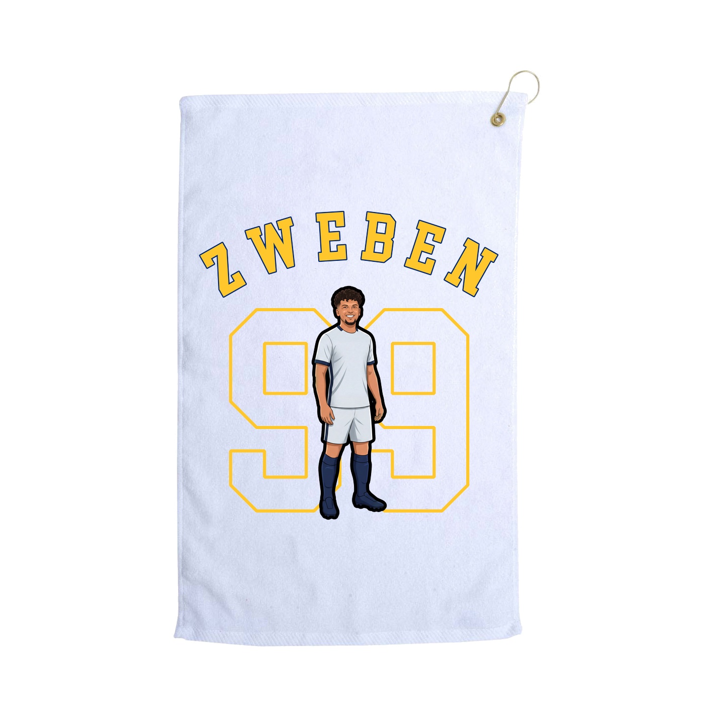 Golf Towel — Shirsey Arch in White