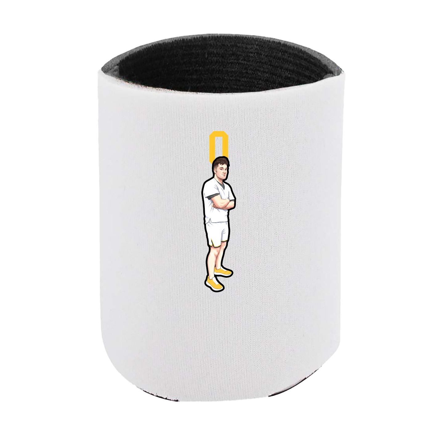 Can Holder — Number Top in White