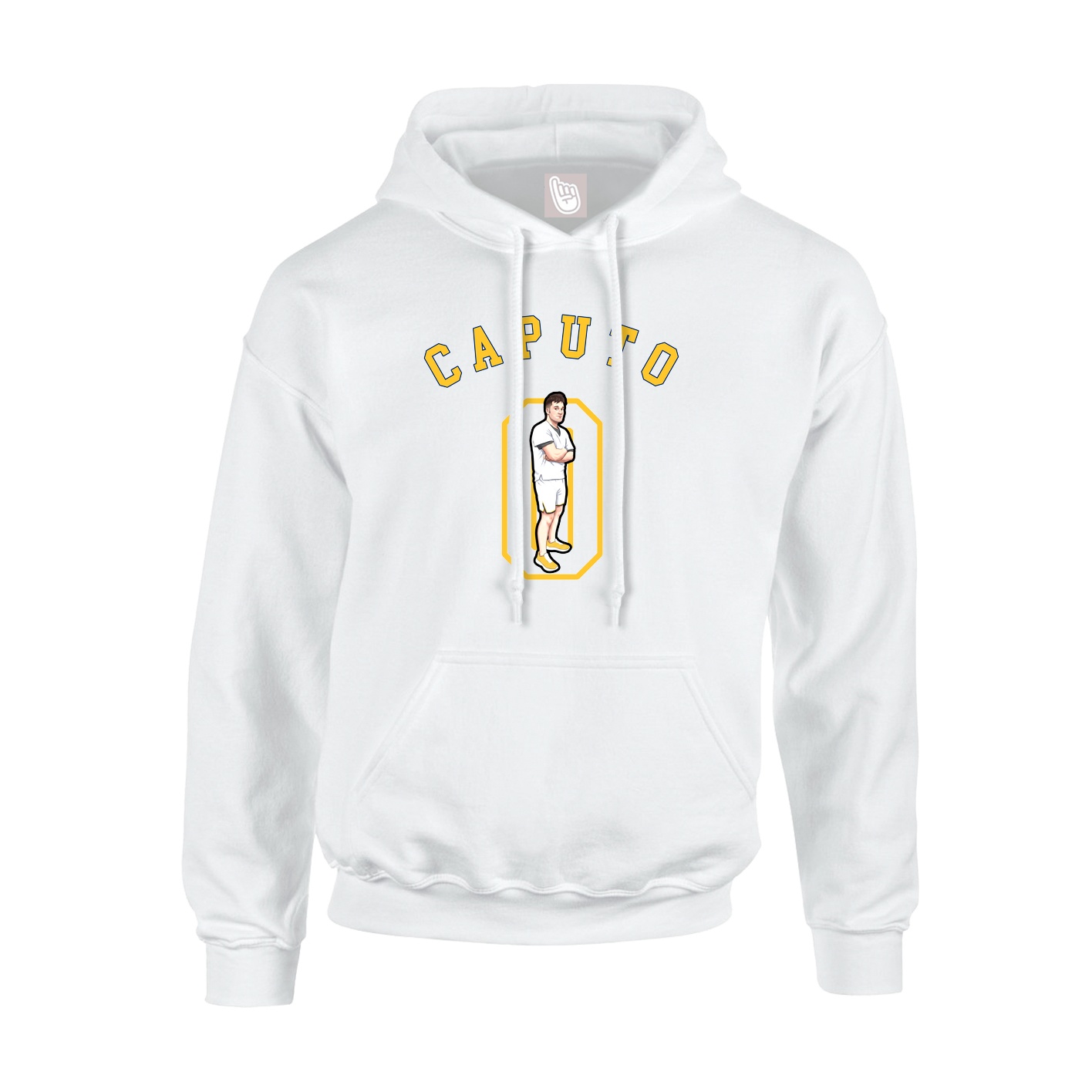 Hoodie — Shirsey Arch in White