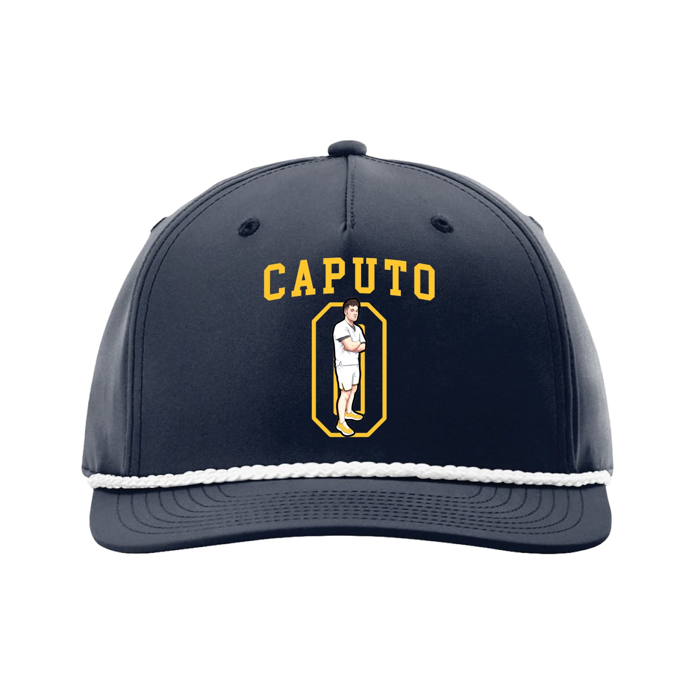 Five-Panel Classic Rope Cap — Shirsey in Navy