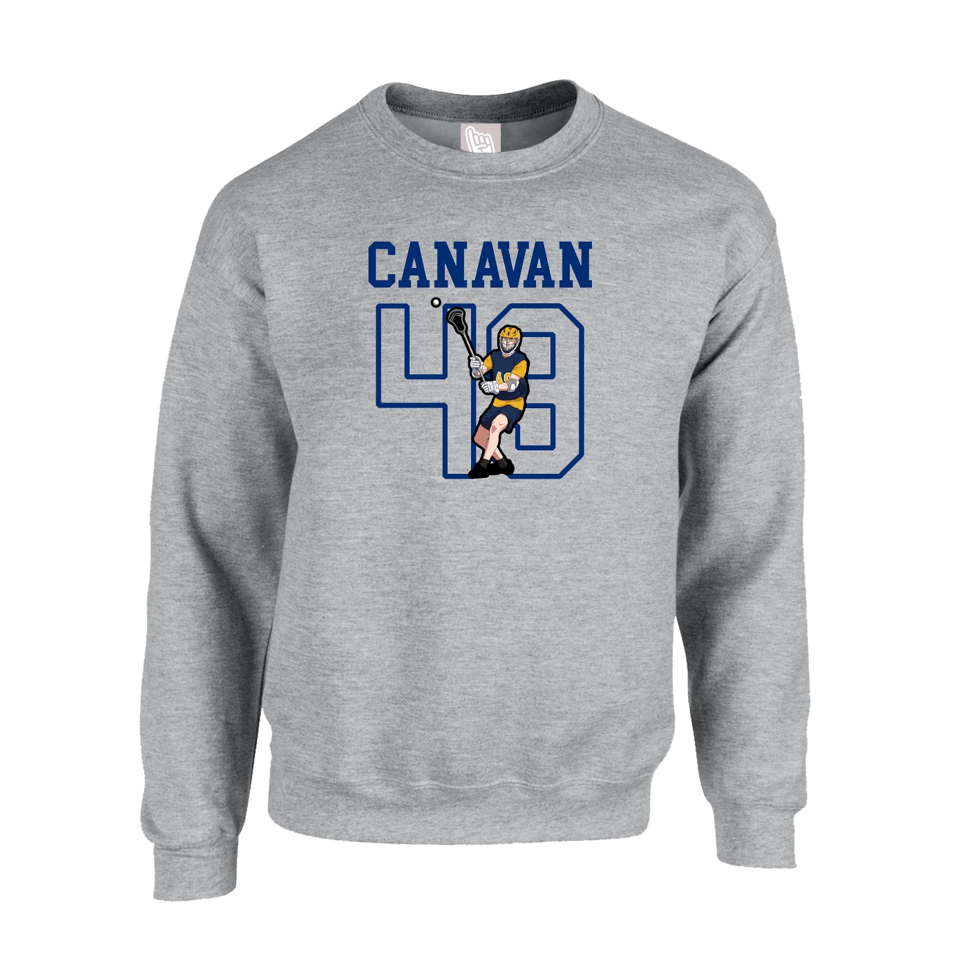 Fleece Crew — Shirsey in Grey