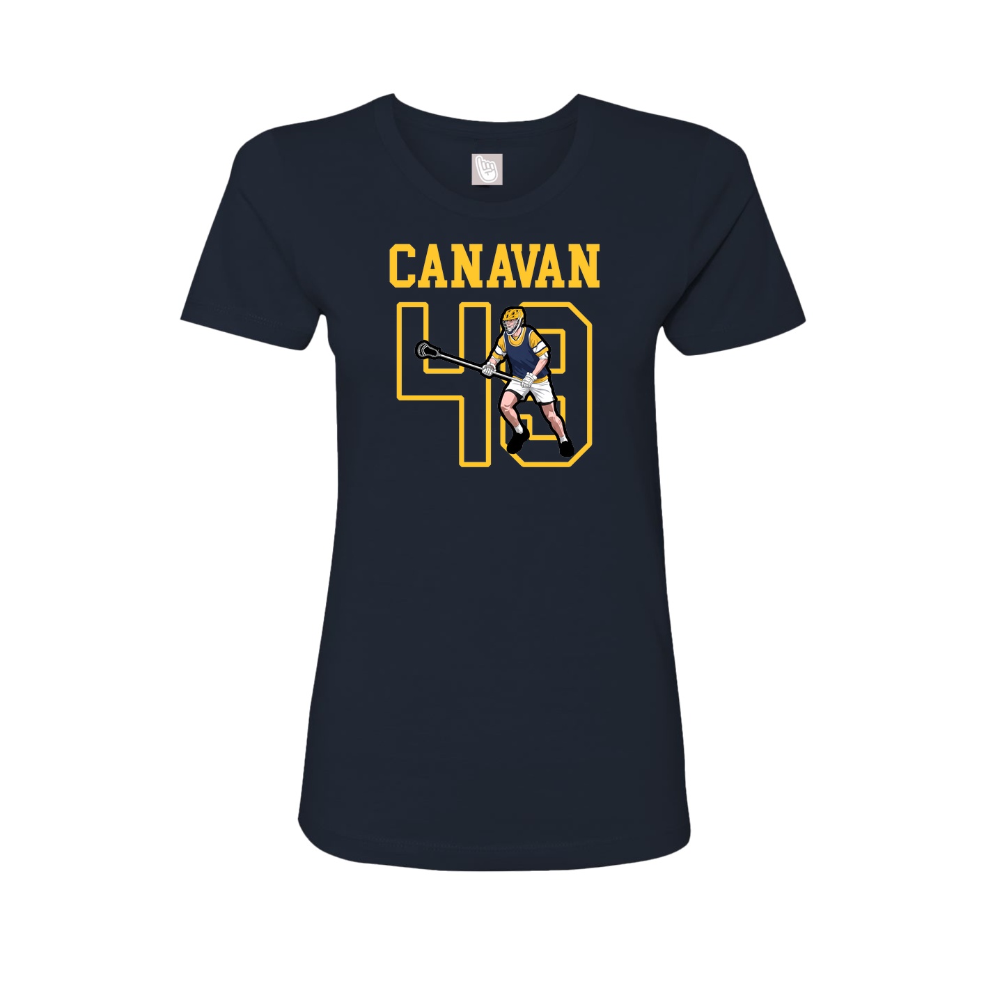 Fitted Women's Tee — Shirsey in Navy