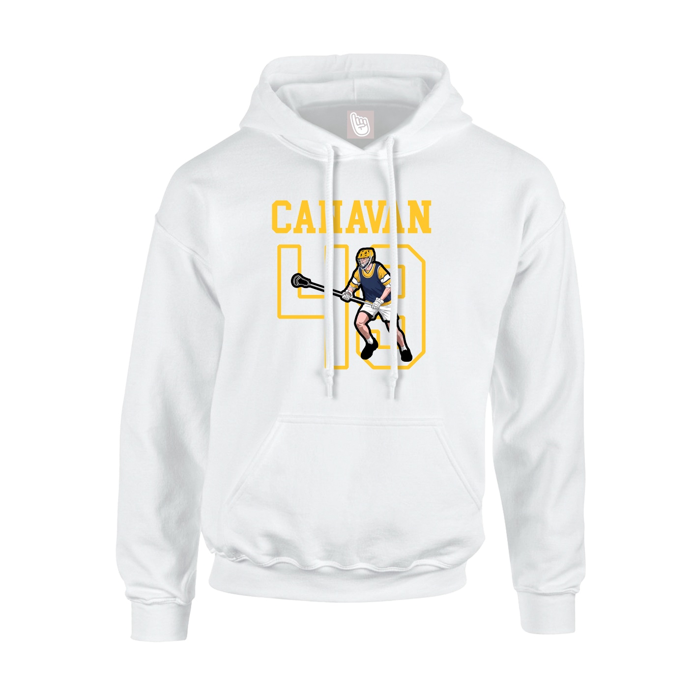 Hoodie — Shirsey in White