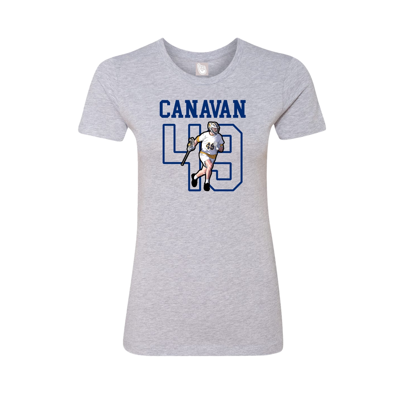 Fitted Women's Tee — Shirsey in Grey